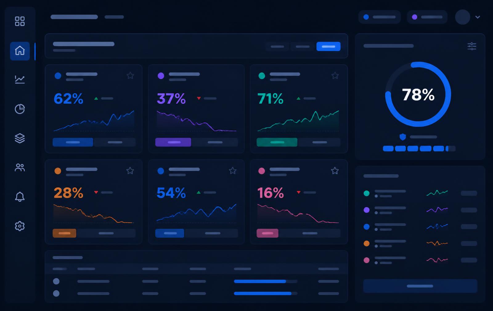 Polysight.pro dashboard showing prediction markets with confidence scores